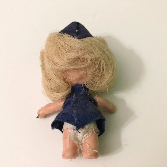 Vintage Liddle Kiddle Clone Doll 3 Inch Tall - Picture 15 of 16